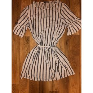 White and Black Tie Dress by Cotton On